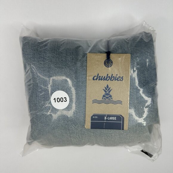 Chubbies Men's Blue Snap Up Workwear Casual Denim Trucker Jacket XL/C45 - Picture 12 of 12